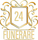 Logo auriu F24 - firma de inmormantare.