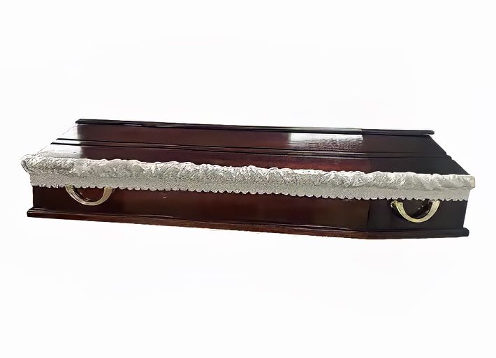 Sicriu model S01 (sicrie F24) - culoare mahon - 1300 lei.