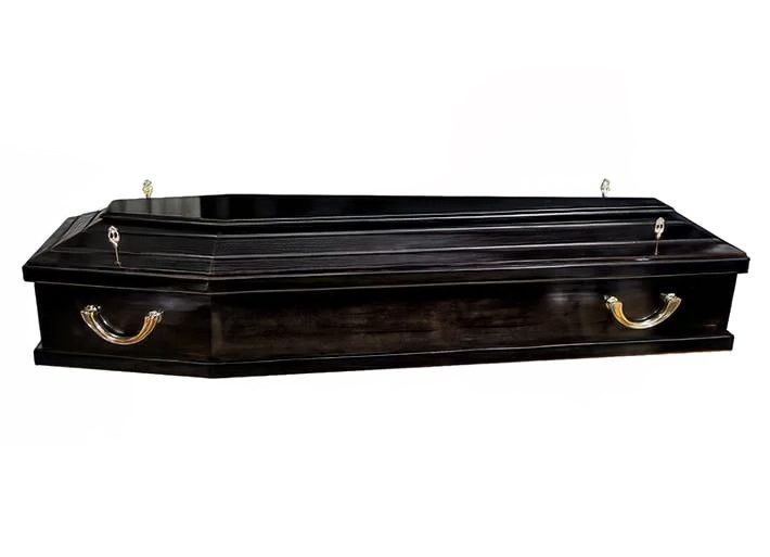 Sicriu F24 model S02 - culoare mahon - 1500 lei.