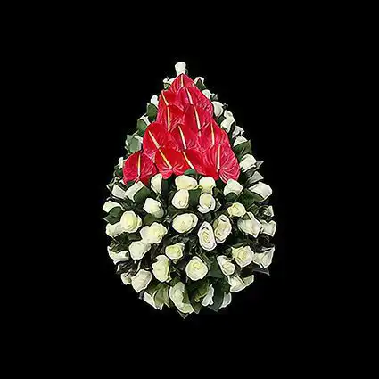 Roze si Anthurium - Ce flori se duc la priveghi (F24)
