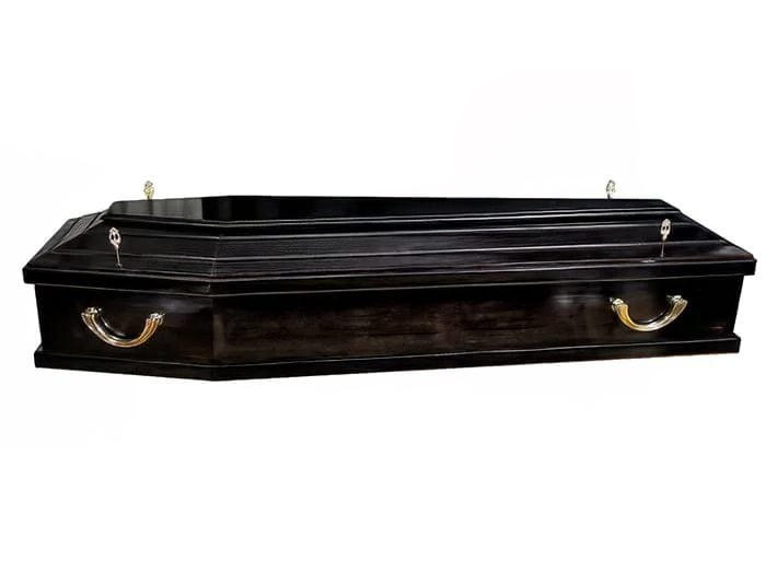 Sicriu F24 model S02 - culoare mahon - 1500 lei.